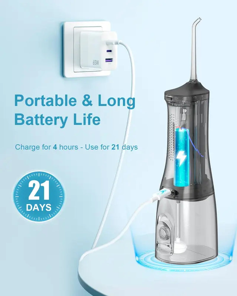 Operan Water Flosser with 4 Cleaning Modes,Cordless Oral Irrigator