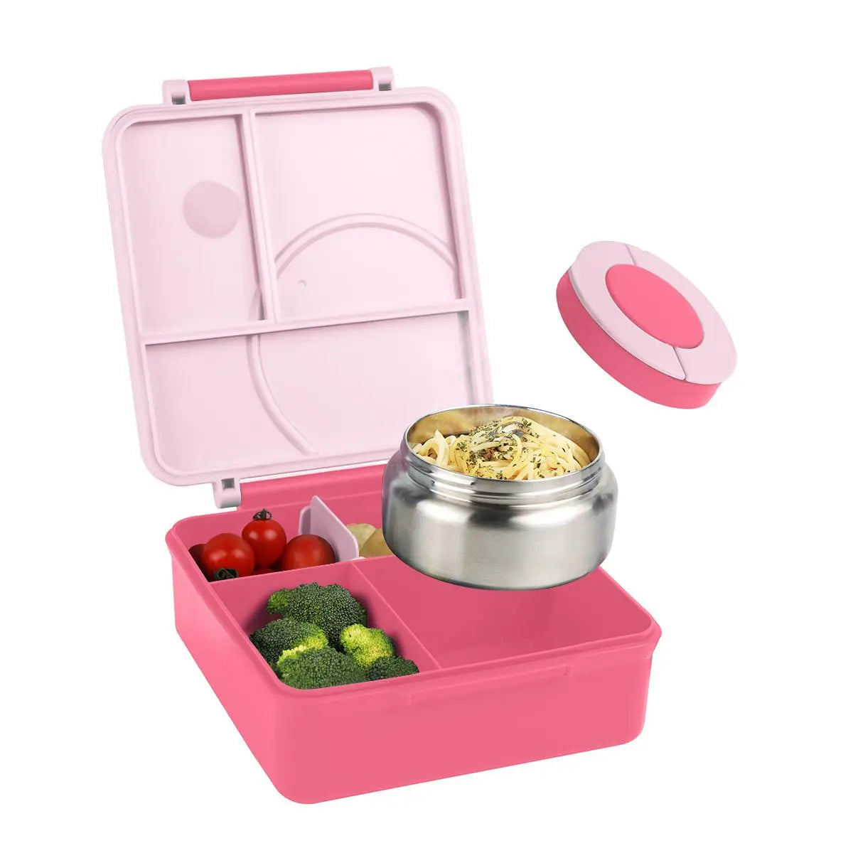 Portable Bento Box Lunch Container with Soup Bowl - Durable Food Storage for Kids and Travel