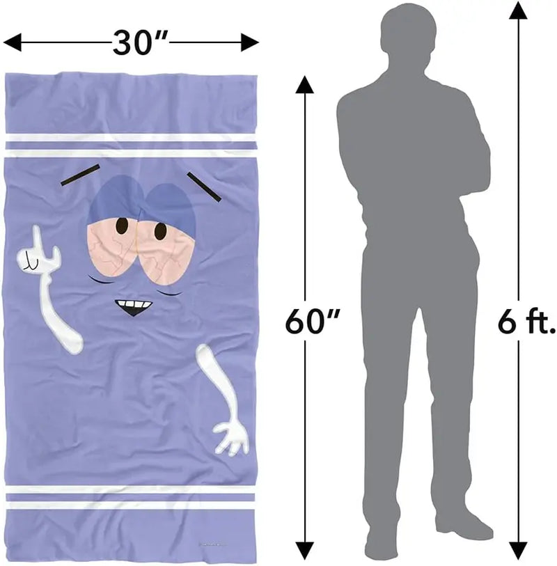 South Park Towelie Beach Towel 30" X 60"