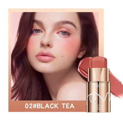 3-in-1 Waterproof Lipstick Blush Stick for Eyes, Cheeks, and Lips