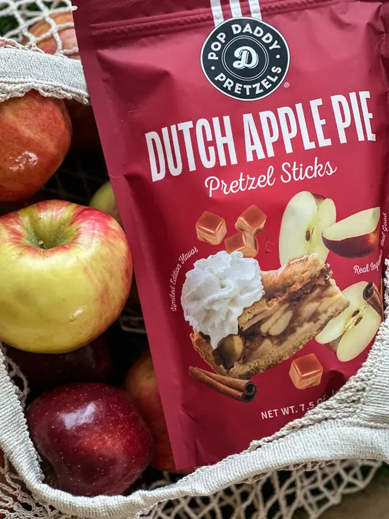 BEST SELLER PRETZEL PACK + DUTCH APPLE PIE LARGE BAG - LIMITED EDITION FLAVOR - 10 BAGS TOTAL