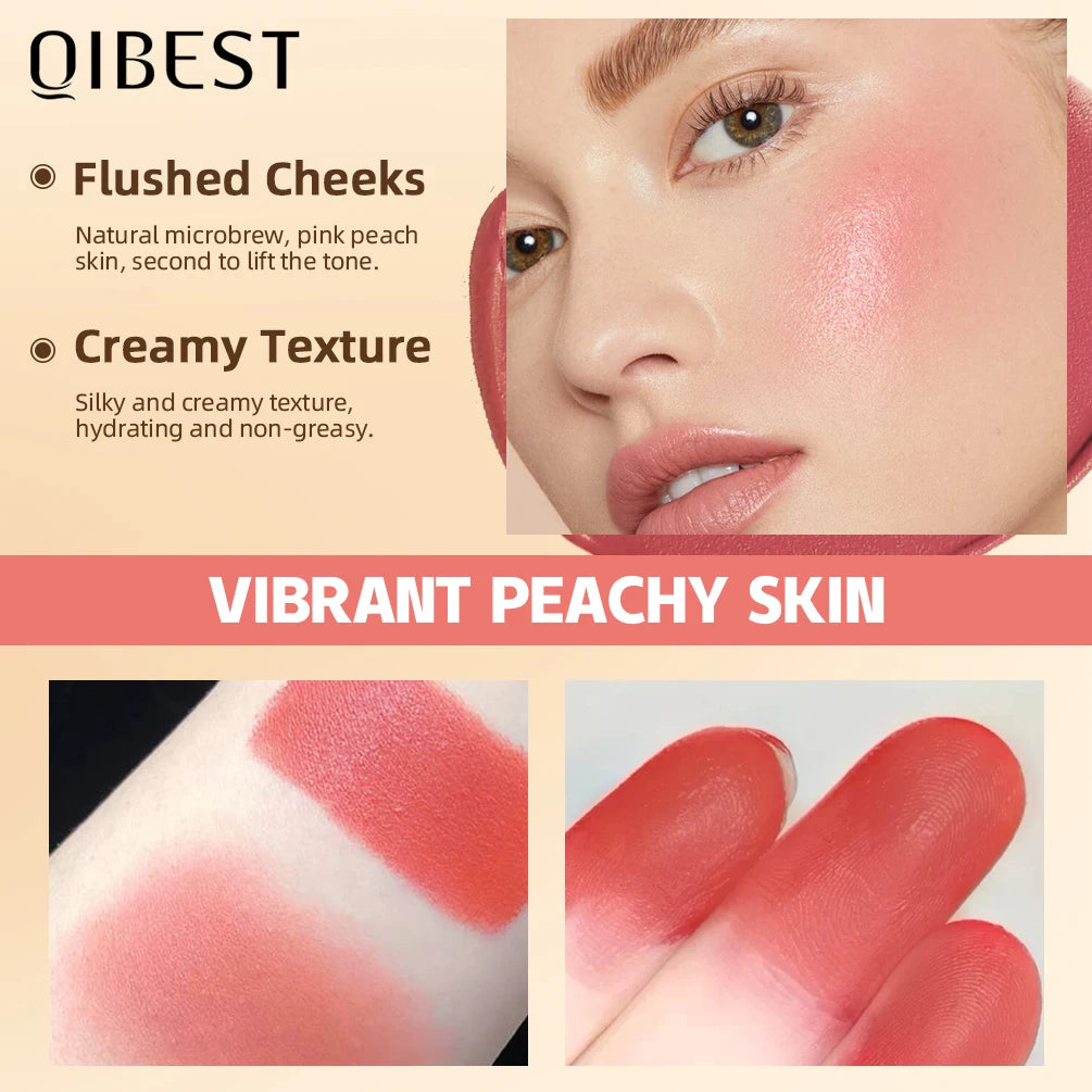 3-in-1 Waterproof Lipstick Blush Stick for Eyes, Cheeks, and Lips