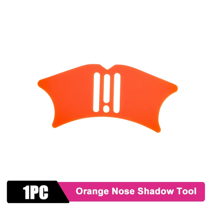 Silicone Nose Shadow Tool Nose Contour Stencil Multifunctional Eyeliner Assist Eyelash Extension Pads Makeup Helper Makeup Tools