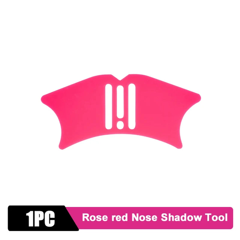 Silicone Nose Shadow Tool Nose Contour Stencil Multifunctional Eyeliner Assist Eyelash Extension Pads Makeup Helper Makeup Tools