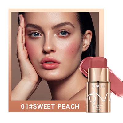 3-in-1 Waterproof Lipstick Blush Stick for Eyes, Cheeks, and Lips