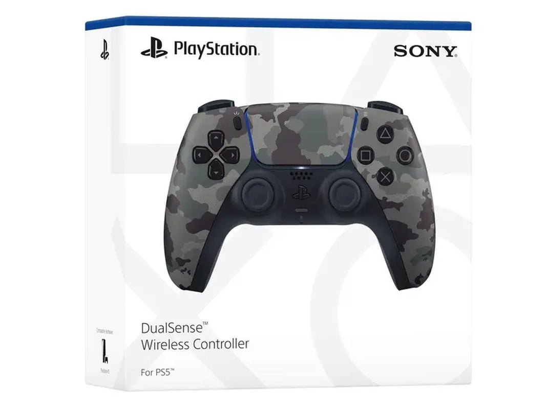 PlayStation DualSense Wireless Controller - Gray Camo