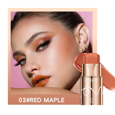 3-in-1 Waterproof Lipstick Blush Stick for Eyes, Cheeks, and Lips