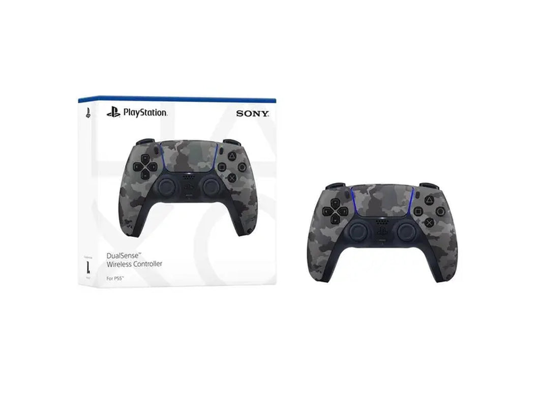 PlayStation DualSense Wireless Controller - Gray Camo