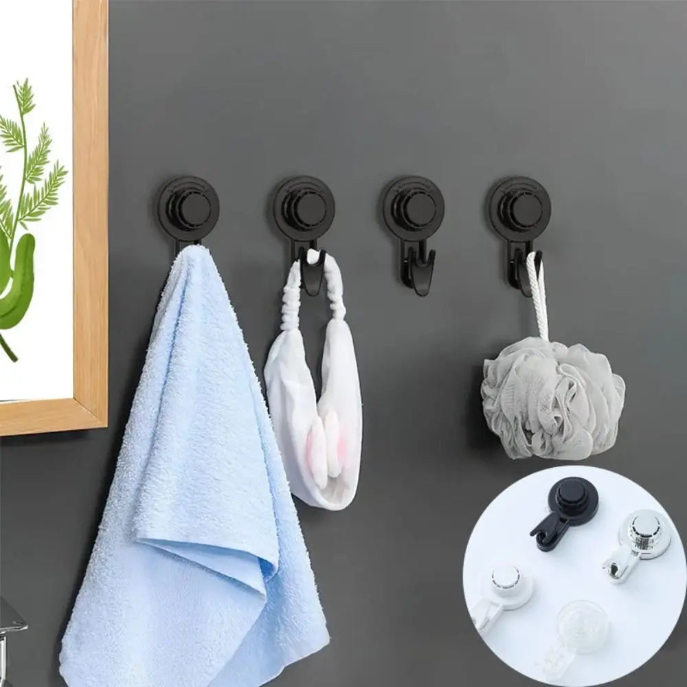 Heavy Duty Suction Cup Hooks for Shower Storage - Reusable and Traceless