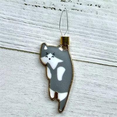 Magnetic Cat Needle Threader Nanny Magnet for Embrodery Cross Stitch Insertion Tool Manual Needle Threader Sewing Tool