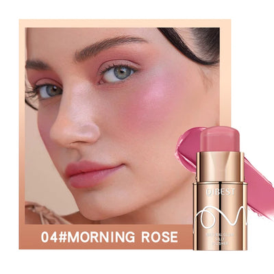 3-in-1 Waterproof Lipstick Blush Stick for Eyes, Cheeks, and Lips