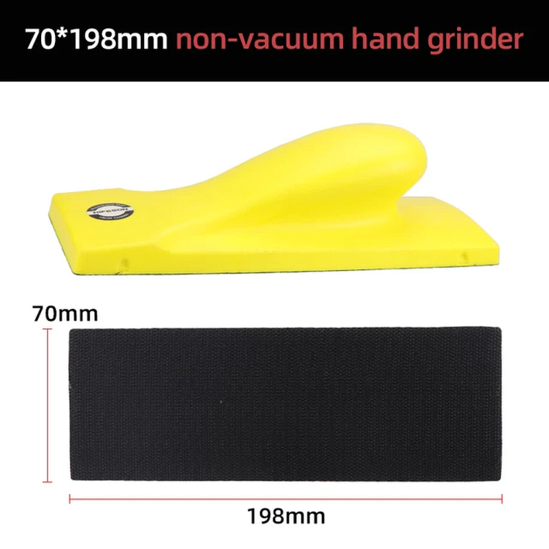 Handheld Manual Sander with Dust Extraction for Metal and Wood Work