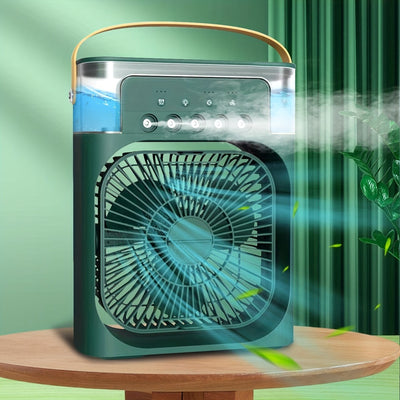 Portable Air Conditioner Fan Household Small Air Cooler Humidifier Hydrocooling Fan Portable Air Adjustment for Office 3 Speed