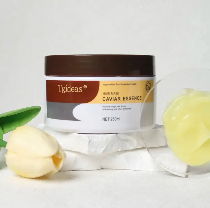 Collagen Hair Mask with Caviar Extract - Deep Repair Conditioning Treatment for Dry and Damaged Hair