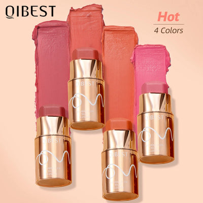 3-in-1 Waterproof Lipstick Blush Stick for Eyes, Cheeks, and Lips