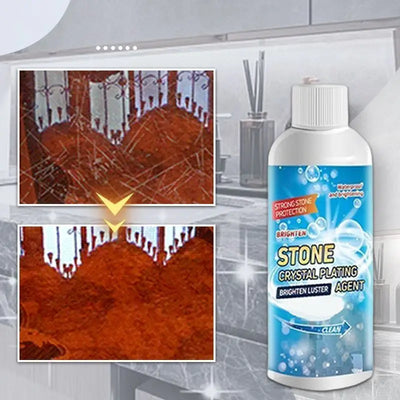 Stone Crystal Plating Agent for Stonework Polishing and Coating - 100-500ml