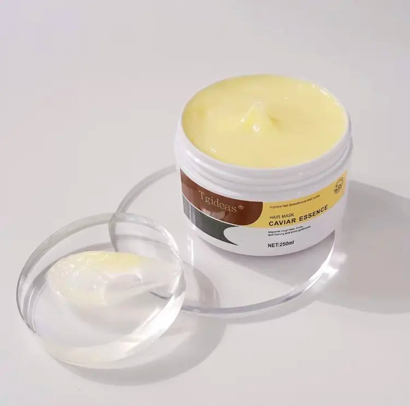 Collagen Hair Mask with Caviar Extract - Deep Repair Conditioning Treatment for Dry and Damaged Hair