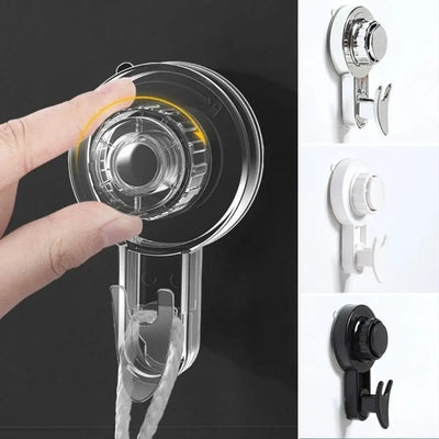 Heavy Duty Suction Cup Hooks for Shower Storage - Reusable and Traceless