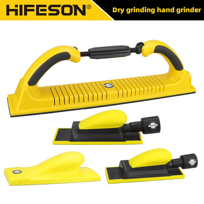 Handheld Manual Sander with Dust Extraction for Metal and Wood Work